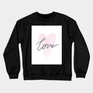 "Love" Graphic Design Teeshirt Crewneck Sweatshirt